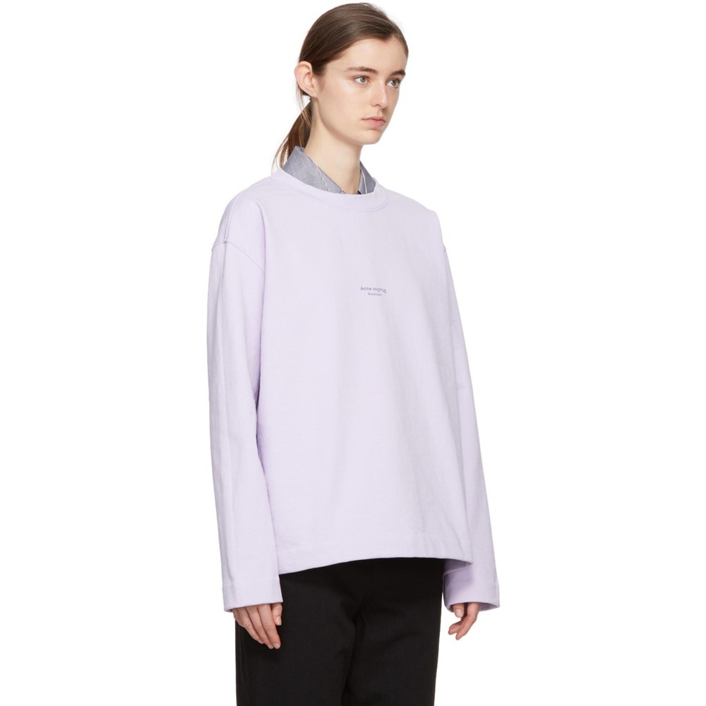 Acne Studios purple lynn sweatshirt